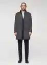 Abrigo Funnel Gris Talla XXL Hombre Mango