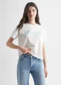 Camiseta Board Off White Talla 20 Teen Niñas Mango