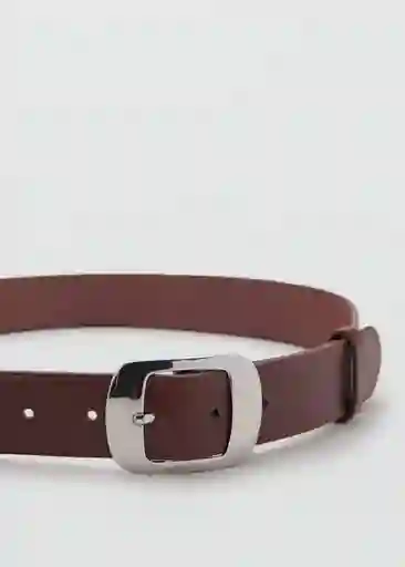 Cinturón Ringo Marron Talla M Mujer Mango