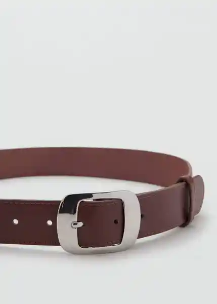 Cinturón Ringo Marron Talla M Mujer Mango
