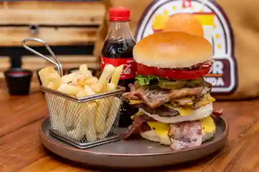 Hamburguesa Super Robótica en Combo