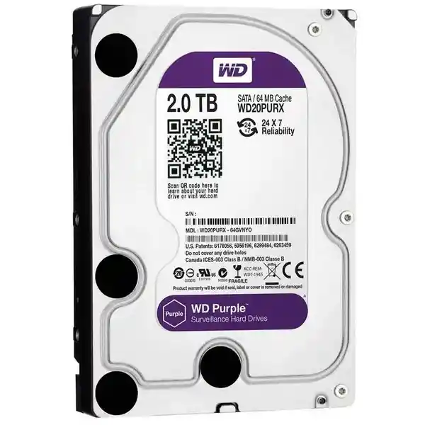 Western Digital Disco Para Pc 2Tb Purple