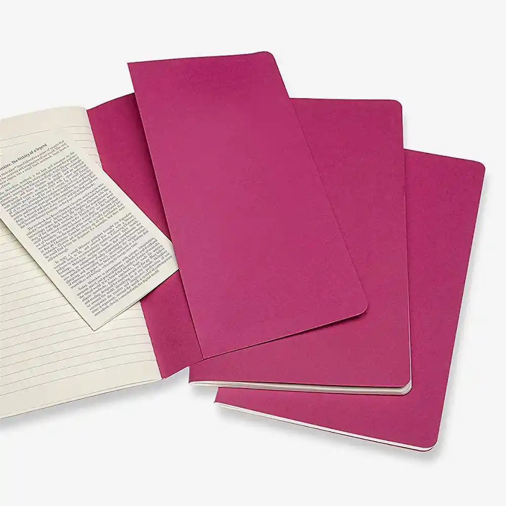 Inkanta Libreta Cahier Rayas Rosado Grande