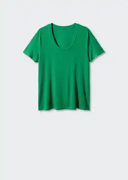 Camiseta Visca Verde Talla XS Mujer Mango