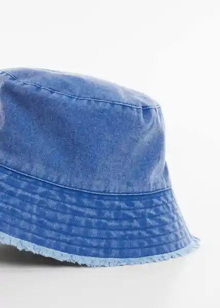 Gorro Jean Azul Talla 99 Mujer Mango