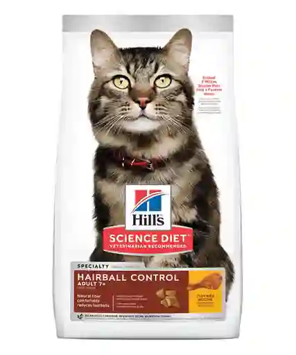 Hills Alimento Para Gato Feline Mature Hair Ball 1.58 Kg