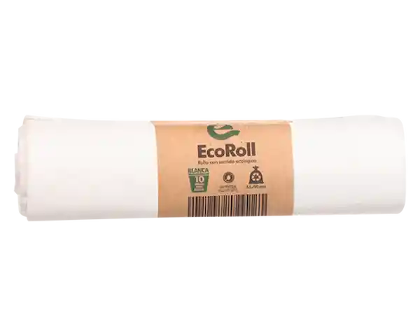 EcoRoll Bolsa Basura Blanca