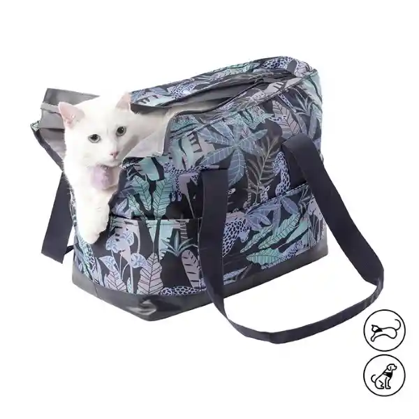 Bolso Mascota Kira Azul Talla L 3JR Totto