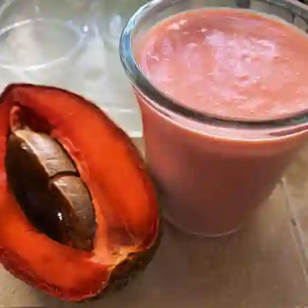 Zapote costeño en leche