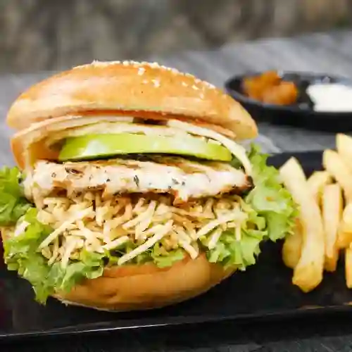 Hamburguesa la de Pollo