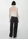 Top Gymnasti Crudo Talla M Mujer Mango