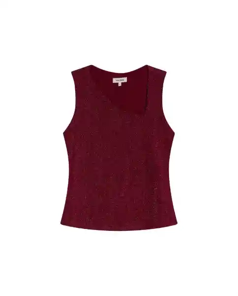 Camiseta Top Asymmetric Morado Sombrío Ultraoscuro M Chevignon