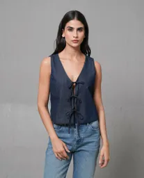 Camisa Mujer Azul S 213G003_AZU194052 Rifle