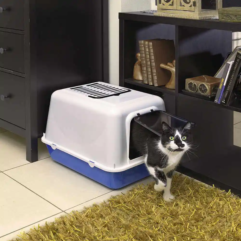 Ferplast Arenero Sanitario Gato Clear Cat 20 Negro