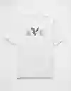 Camiseta Hombre Blanco Talla Medium 4820100 American Eagle