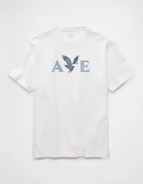 Camiseta Hombre Blanco Talla Medium 4820100 American Eagle