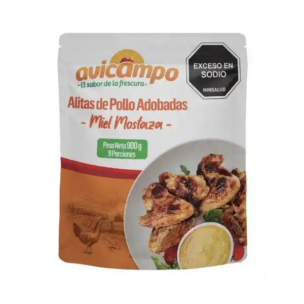 Mostaza Avicampo Alita Pollo Adobadas Miel