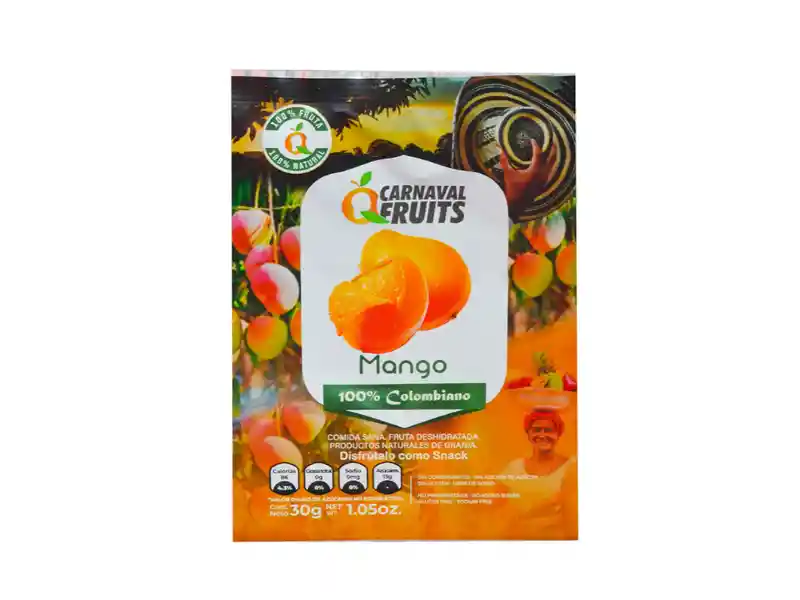 Carnaval Fruits Mango Deshidratado