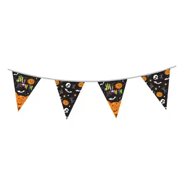 Sempertex Banderolas Fiesta Metalizado Happy Halloween