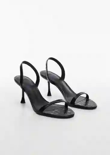 Sandalias Goru Negro Talla 36 Mujer Mango