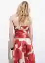 Top Aquare Crudo Talla XS Mujer Mango