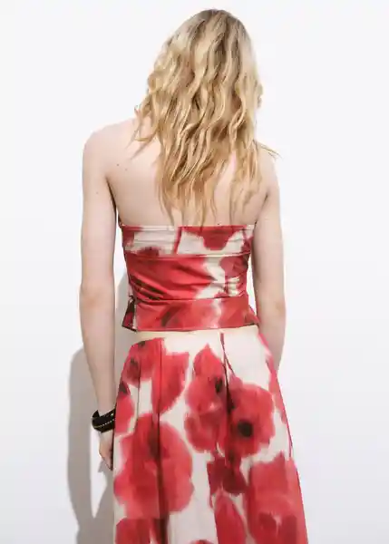 Top Aquare Crudo Talla XS Mujer Mango