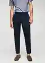 Pantalón Sarno Navy Talla 38 Hombre Mango