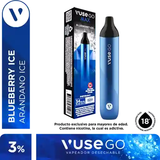 Vuse Go Max 1500 Puf Blueberry Ice