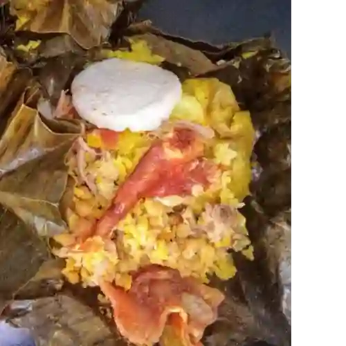 Tamal Mixto Grande (con Lechona)