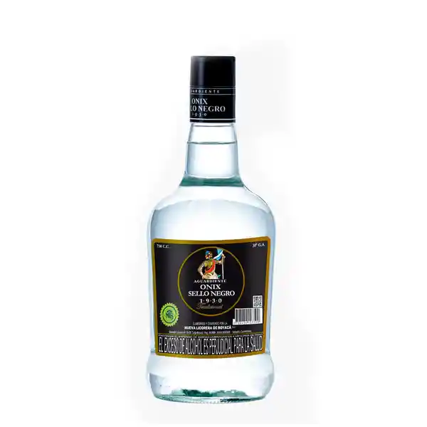 Ónix Aguardiente Sello Negro