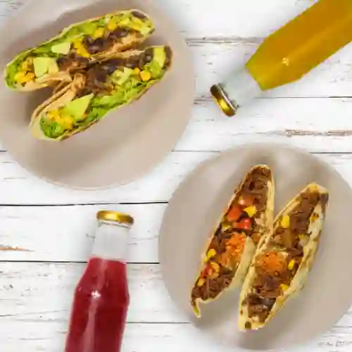 Combo Wraps para 2