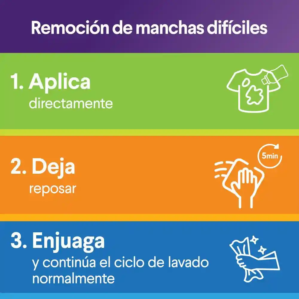 Quitamanchas Sin Cloro Clorox Ropa 4 en 1 ropa color 375 ml