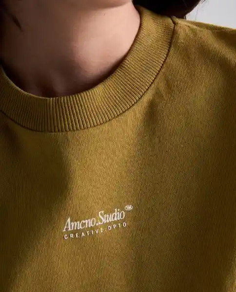 Camiseta Mujer Verde Talla S 609G000_VER170836 Americanino