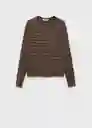 Camiseta Paul Marrón Talla L Mujer Mango