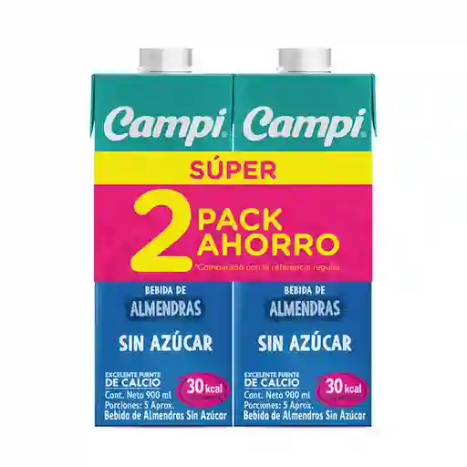 Campi Pack Bebida Almendra Sin Azúcar