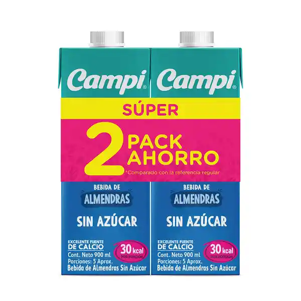 Campi Pack Bebida Almendra Sin Azúcar