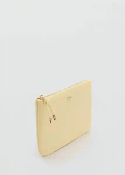 Neceser M Sorbete Amarillo Pastel Talla 99 Mujer Mango