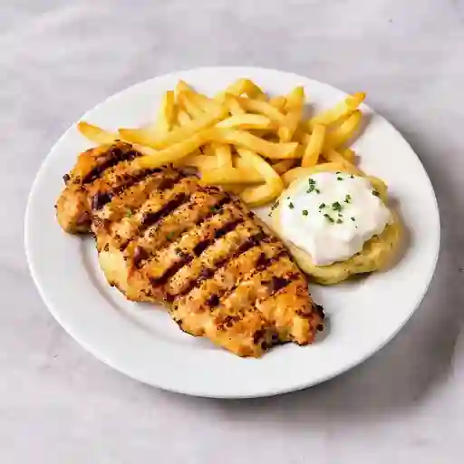 Filete de pechuga a la parrilla