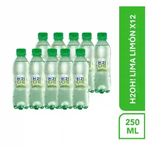 H2Oh! Gaseosa Lima Limón 250 mL x 12 Und
