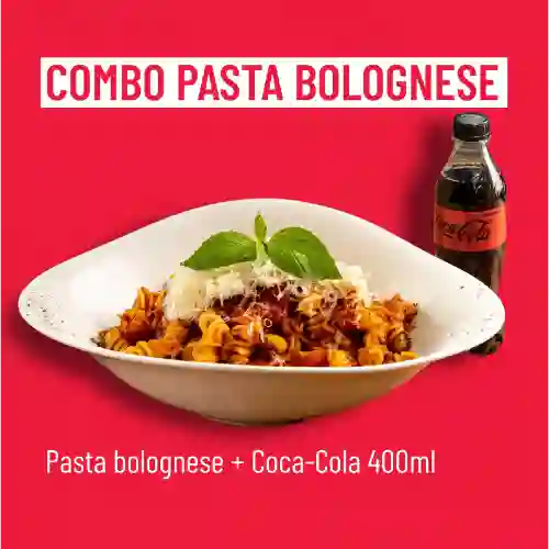 Pasta Bolognesa + Coca Cola 400ml Gratis