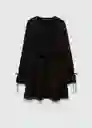 Vestido Dora Negro Talla S Mujer Mango