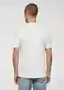 Camiseta Chelsea Blanco Talla XXL Hombre Mango