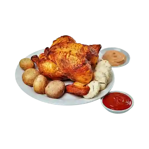 Pollo Asado + 1/2 Pollo