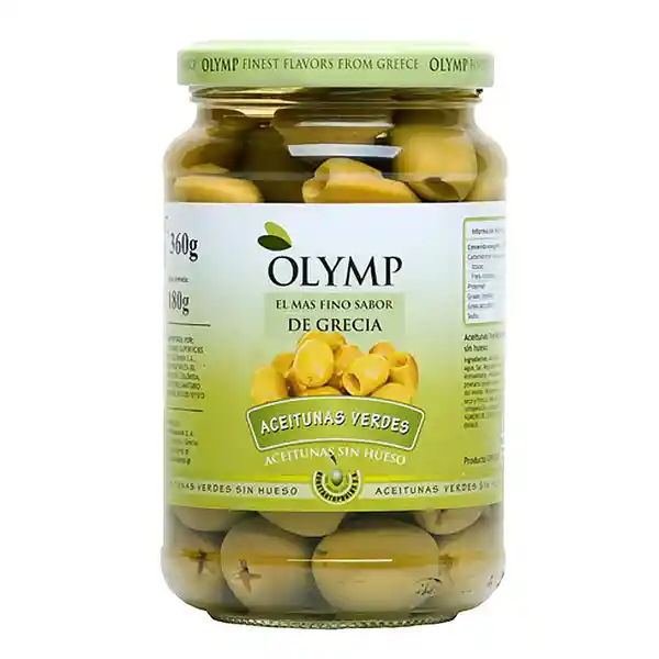 Olymp Aceitunas Jalkidikis Verde Sin Hueso