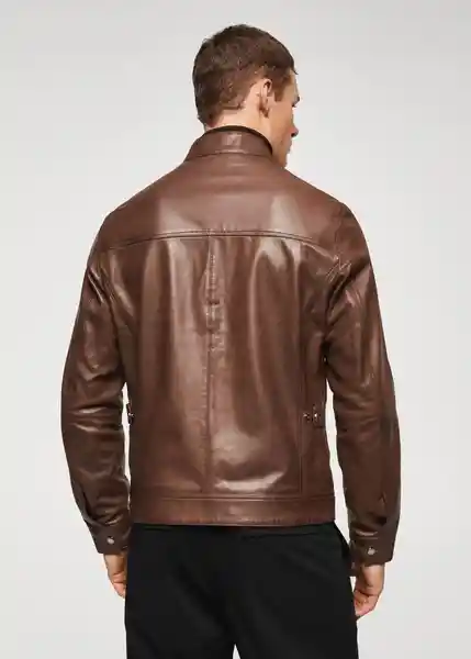 Chaqueta Cazadora Marea Cognac Talla M Hombre Mango