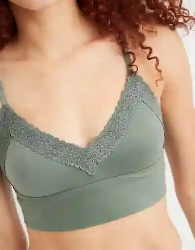 Bralette Aerie Verde Talla Large American Eagle 26933178