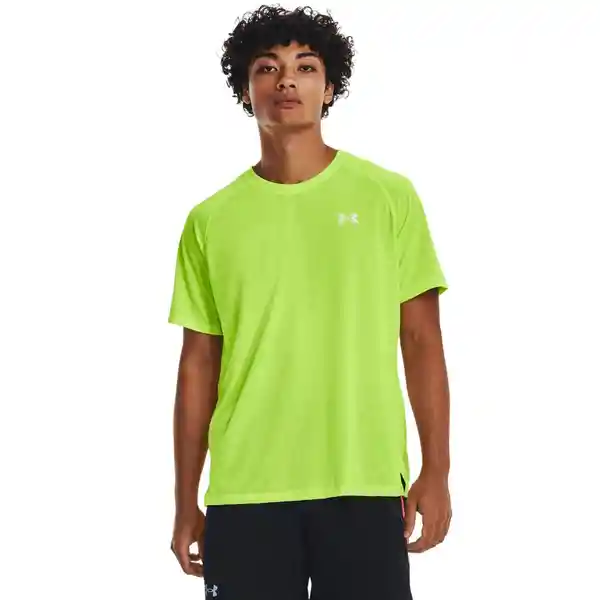 Under Armour Camiseta Streaker Tee Hombre Verde Talla MD