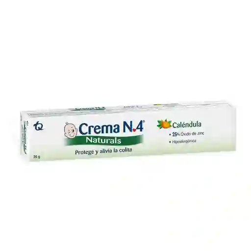 Crema No. 4 Crema Antipañalitis Naturals con Caléndula