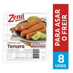 Zenú Chorizo con Ternera para Asar o Freir 