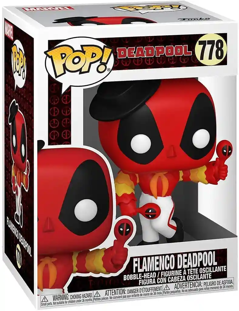 Funko Pop Deadpool Flamenco (778) Deadpool 30 Aniversario